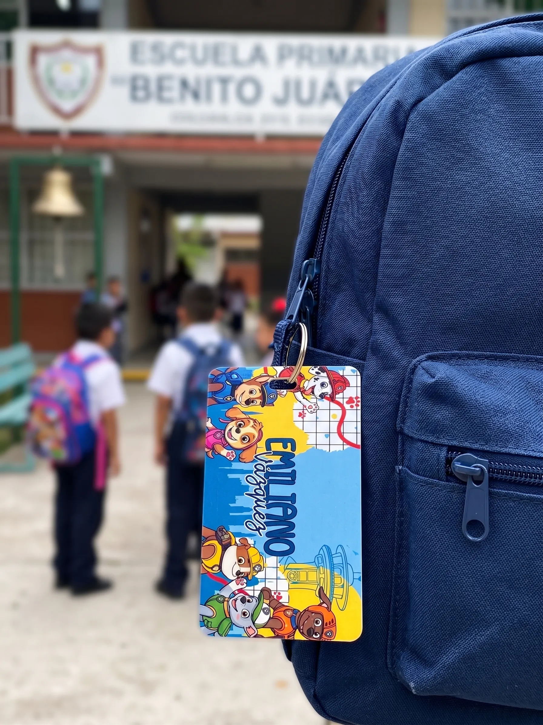 Tag Acrilico para mochila